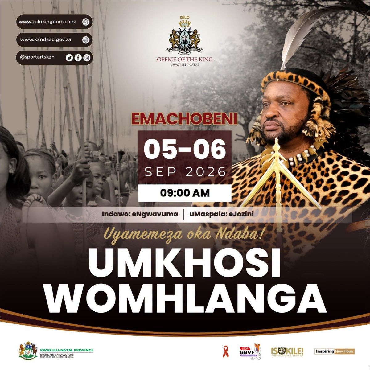 umkhanyakude district abuzz ahead of annual umkhosi womhlanga reed dance